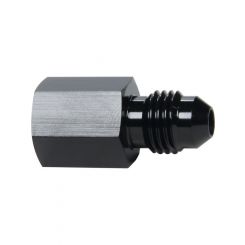Allstar Gauge Adapter Straight 4 AN Male to 1/8" NPT Gauge Port Black