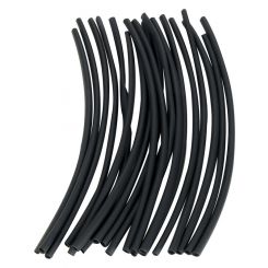 Allstar Shrink Sleeve Tubing 1/8 in Plastic Black Set of 20