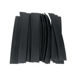 Allstar Shrink Sleeve Tubing 1/2 in Plastic Black Set of 20