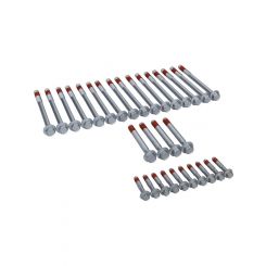 Allstar Cylinder Head Bolt Kit Hex Head Zinc GM LS-Series Kit