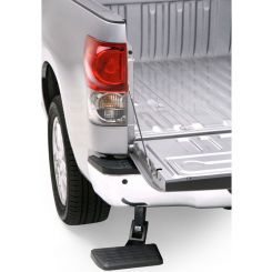 AMP Research Step Boards BedStep Bumper Mount Plastic Black