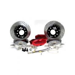 Baer Brakes Brake System 11 Inch Rear SS4+ Deep Stage Fire Red