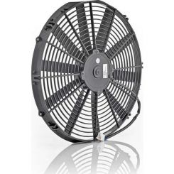Be-Cool Electric Cooling Fan Euro Black Thin Line 16" Fan Puller 1300