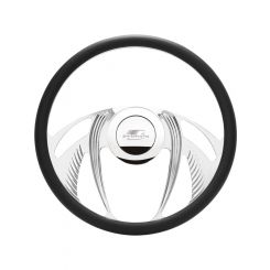 Billet Specialties Steering Wheel Half Wrap Psycho 15.5" Diameter