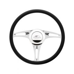 Billet Specialties Steering Wheel Half Wrap Stealth 15.5" Diameter