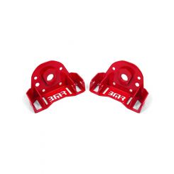 BMR Control Arm Bracket Adjustable Upper Bolt-On Red Powder Coat GM