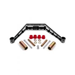 BMR Transmission Crossmember Bolt-On Black Paint T400 T56 For Ford