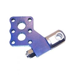 Bsb Manufacturing Shock Mount Bolt-On Clevis Mount Blue Powder Coat