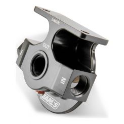 Earls Oil Filter Mount Remote Mount 10 AN Female Ports 1/8" NPT