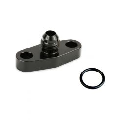 Earls Turbo Adapter Straight Oil Pan Drain Flange to 6 AN