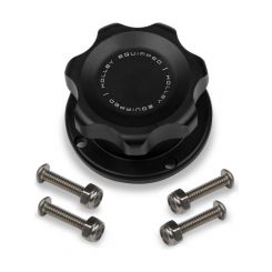 Holley Fuel Cell Filler Cap Twist Lock Bolt-On 1-3/8" OD Mounting