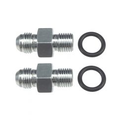 ICT Billet Transmission Cooler Straight 6 AN Male to 1/4" NPSM Male