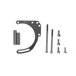 ICT Billet Alternator Bracket Passenger Side Low Mount Head Water