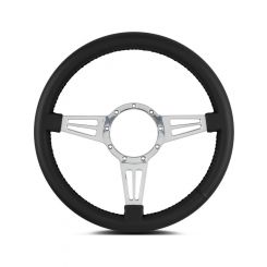 Lecarra Steering Wheel Mark 4 Double Slot 14" Dia 3 Spoke 1-1/4" Dish
