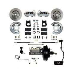 Leed Brakes Power Brake System Power Disc Conversion Front 4 Piston