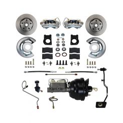 Leed Brakes Power Brake System Power Disc Conversion Front 4 Piston