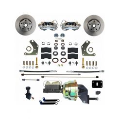 Leed Brakes Power Brake System Power Disc Conversion Front 4 Piston