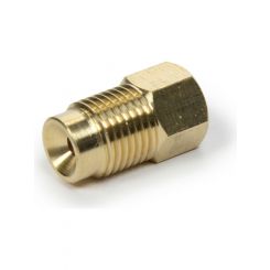 Leed Brake Line Fitting, Fitting Adapter 1/2-20 Male To 3/8-24 Female