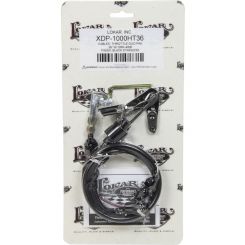 Lokar 36in Duo Pack Throttle Cable Black