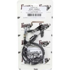 Lokar Throttle Cable 2ft Long Bracket Return Spring Black Housing