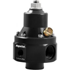 Magnafuel Fuel Pressure Regulator Carburetted Return Style Black 3-12