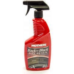 Mothers Tyre Cleaner Back to Black Tyre Renew 24 oz Spray Bottle