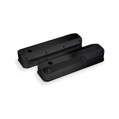Mr Gasket Valve Cover Baffled Breather Hole Black Big Block For Ford
