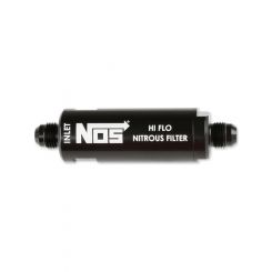 Nitrous Oxide Systems Filter Hi-Flow In-Line 140 Micron Element 6 AN Male Inlet