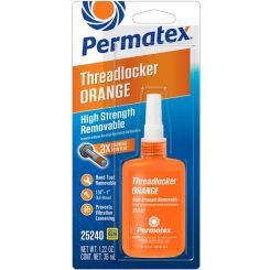 Permatex Threadlocker High Strength Orange 35ml Bottle