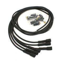 Pertronix Ignition Spark Plug Wire Set 7mm Univ 6-Cyl British Black