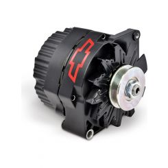 Proform Alternator 100A For GM 1-Wire Style Red Bowtie Logo Black Crinkle