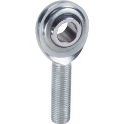 QA1 Rod End CM Series Spherical 3/8 in Bore 3/8-24 in Left Hand Male Thr