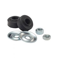 QA1 Shock End Rubber Bushing 8 mm x 1.0 RH 13 mm Head Zinc Plated Kit