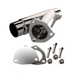 Quick Time Performance Exhaust Cut-Out Weld-On Single 2-1/4" Pipe Dia