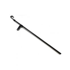 RPC Engine Oil Dipstick Solid Tube Pan Mount Black Big Block Chevy