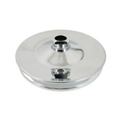 RPC Power Steering Pulley V-Belt 1 Groove 5.840" Chrome Saginaw
