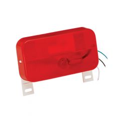 Reese Replacement Part Taillight Lens Red with License