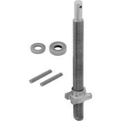 Reese Trailer Jack Lift Screw Hardware Included Steel Natural Kit