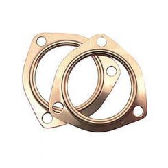 SCE Collector Gasket Pro Copper 3-1/2" Dia 3-Bolt Copper Pair