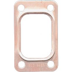 SCE Turbo Flange Gasket 4-Bolt Rectangular Copper T3 / T4