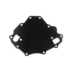 U-B Machine Water Pump Backing Plate Black Paint SBF