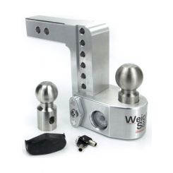 Weigh Safe Ball Mount Hitch 2" Shaft 2 2-5/16" Hitch 6" Drop 8000