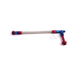 Aeroflow Carburettor Inlet Rail Kit -6 Blue For Holley Dual Fuel Line