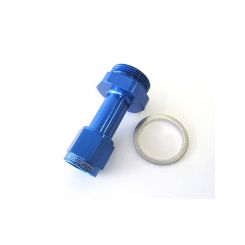 Aeroflow Carburettor Adapter Female -6AN, Blue, For Holley
