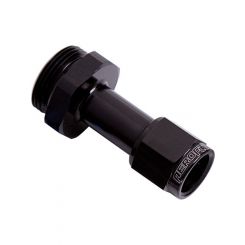 Aeroflow Carburettor Adapter Female -6AN, Black, For Holley