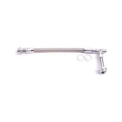 Aeroflow Carburettor Inlet Rail Kit -6AN Silver For Holley Dual Line