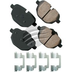 Akebono Euro Ultra-Premium Ceramic Rear Disc Brake Pad Set