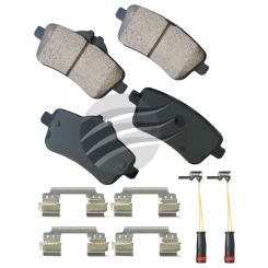 Akebono Euro Ultra-Premium Ceramic Rear Disc Brake Pad Set