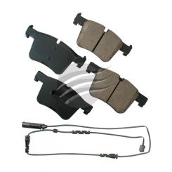 Akebono Euro Ultra-Premium Ceramic Front Disc Brake Pad Set