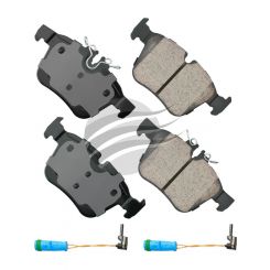 Akebono Euro Ultra-Premium Ceramic Rear Disc Brake Pad Set